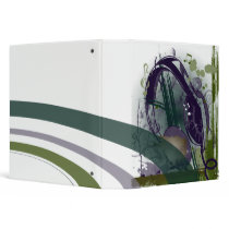 grunge deejay headphones notebook binders