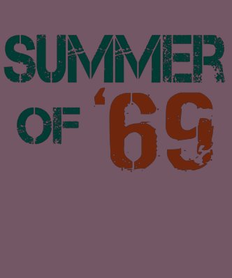 Grunge distressed Summer of &#39;69 Unisex Tee