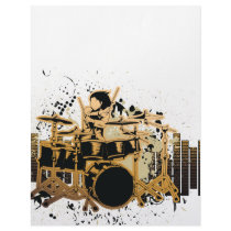 grunge drummer design letterhead by doonidesigns grunge drummer design letterhead