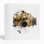 grunge drummer design binders