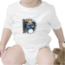 Grunge Drummer t-shirts