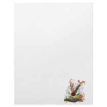 grunge electric guitar letterhead
