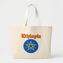 Grunge Ethiopia coat of arms designs Bags