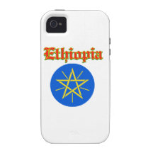 Grunge Ethiopia coat of arms designs iPhone 4/4S Cover