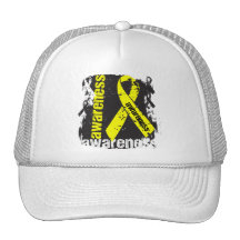 Grunge Ewing Sarcoma Awareness Hats