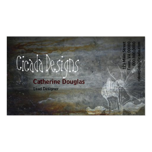 Grunge Fairy Business Card