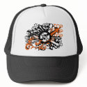 grunge floral arrows image hats by VioDeSign grunge floral arrows image hats