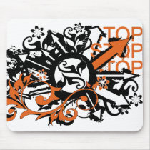 grunge floral arrows image mousepads by VioDeSign grunge floral arrows image mousepads
