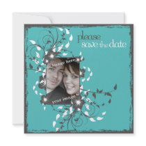 Grunge Floral Asian Frame invitations by bridetees Grunge Floral Asian Frame invitations