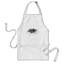 grunge floral cloud aprons by VioDeSign grunge floral cloud aprons