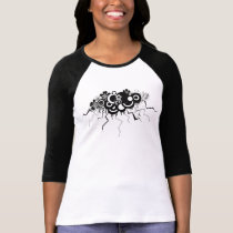 grunge floral cloud t-shirts by VioDeSign grunge floral cloud t-shirts