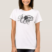 grunge floral eye t-shirts by VioDeSign grunge floral eye t-shirts