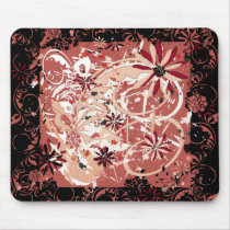 grunge floral image mousepads by VioDeSign grunge floral image mousepads