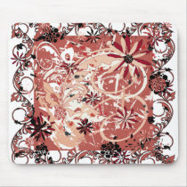grunge floral image mousepads by VioDeSign grunge floral image mousepads