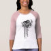 Ladies 3/4 Sleeve Raglan (Fitted)