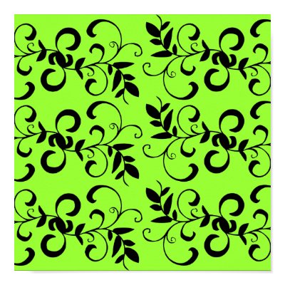 Grunge Flowers green background Posters by myhome71