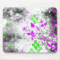 Grunge Flowers mousepads by Zazzle_girl22 Grunge Flowers mousepads