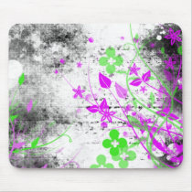 Grunge Flowers mousepads by Zazzle_girl22 Grunge Flowers mousepads