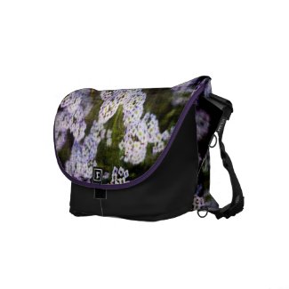 Grunge Flowery Messenger Bag rickshawmessengerbag