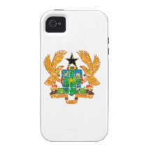 Grunge Ghana coat of arms designs Vibe iPhone 4 Cover