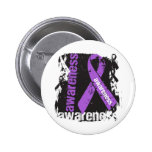 Grunge GIST Cancer Awareness Button