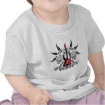 Grunge Guitar and Skull t-shirts