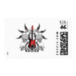 Grunge Guitar Stamp