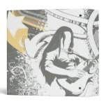 grunge guitarist rock and roll rocker 2 vinyl binders