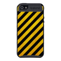 Grunge hazard stripe case for iPhone 5