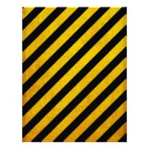 hazard, stripe, vintage, caution, customize, pattern, urban, background, cool, flyer, custom, dirty, danger, zone, construction, original, Flyer with custom graphic design