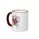 Grunge Heart mugs