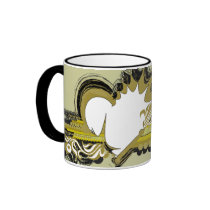 grunge heart mugs