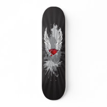 Grunge Heart with Wings skateboards