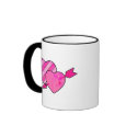 grunge Hearts and Arrow mugs