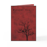 Grunge Hearts Missing You Card