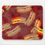 Grunge Hotdogs Mouse Pads
