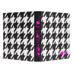 Grunge houndstooth Binderama!