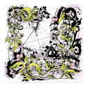 grunge leaves_white posters