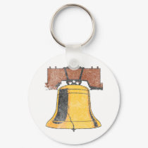 grunge liberty bell keychains