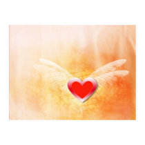 Grunge love heart poster posters