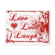 grunge love postcards