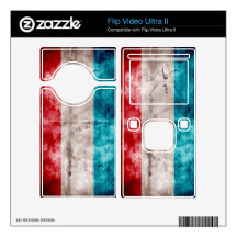 Grunge Luxembourg Flag Flip Video Ultra II Skin