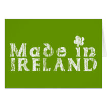 Grunge Made In Ireland cards