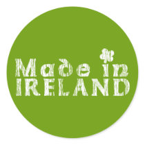Grunge Made In Ireland stickers