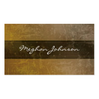 Grunge Marble Sepia Trendy Business Card
