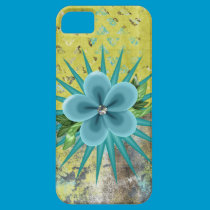 Grunge Meets Sweet Rhinestone Flower IPhone 5 Case casemate cases
