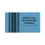 Grunge Metal Business Card, Blue
