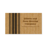 Grunge Metal Business Card, Brown