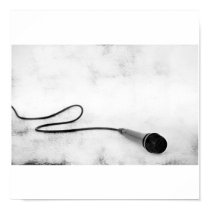 Grunge Microphone posters