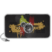 Grunge Modern DJ Doodle Speaker (black)